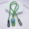 Máscara de Dibujos Animados para Niños Cuerda para Colgar al Cuello Anti-pérdida Colgante de Cuello Cordón Ajustable con Botón para Colgar de la Oreja Gafas Disponibles