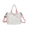 Bolsa Tote Tendência Estilo Coreano Nicho Floral de Ombro Único, Novo Modelo Transfronteiriço, Bolsa de Mão Feminina Grande Capacidade para Uso Diário