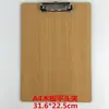 Prancheta A4 com Porta-Caneta, Bloco de Notas A5, Prancha para Pasta de Arquivo, Prancheta de Madeira A3, Papelaria para Escrita, Porta-Menu para Restaurante