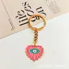 Colgante Ojo del Diablo Transfronterizo Aleación Colgante Gota de Aceite Llavero Colgante Joyería para Ojos Accesorios Colgante para Bolso