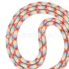 Corda de 8mm de comprimento para celular, cordão de poliéster trançado, corda longa diagonal, corda multicolorida opcional, cordão de fábrica direto, corda longa