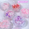 Decoraciones de Lentejuelas para Uñas, Estrellas Brillantes de Venta Caliente de Celebridades de Internet, Corazones, Purpurina Estrellada, Decoraciones de Uñas con Purpurina Estilo Ins Coreano