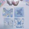 Ins Libreta de Notas de Mariposa de Color de Alto Valor Cromático Libro de Caperucita Roja Mismo Cuenta de Mano de Estudiante Papel Borrador de Color Corazón de Niña