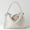 Diseño de Nicho Bolso de Mano Tejido a Mano Bolso Almohada Bolso Versátil Simple para Viajes Diarios de un Solo Hombro Cruzado