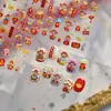 Adesivos de Unhas em Relevo Populares Ins Estilo Chinês Festivo Adesivos de Unhas para Receber Riqueza Adesivos Material de Joia Unhas Vestíveis