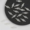 85 precio color retenedor aleación 5*17mm doble colgante torsión hueco pieza de conexión diy horquilla antigua borla de paso