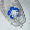 Acessórios de Flor de Sapato de Cristal Resistentes Estilo Coreano com Lantejoulas Bordadas, Franjas de Cristal Exquisite de Estilo Leve de Luxo