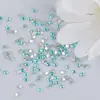 Azul Lago Brillante Circonita Fina Mini Pequeña Biselada Fondo Plano Joyería para Uñas Diamante Marquise Gota de Agua Joyería de Diamante