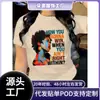 Camiseta Casual Feminina com Estampa Gráfica de Manga Curta - Aliexpress Transfronteiriço