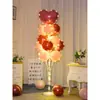 Decoraciones de Globos Flotantes de Mesa y Piso con Tema de Cumpleaños Feliz Cumpleaños para la Fiesta de Primer Cumpleaños de Niños, Decoraciones Brillantes