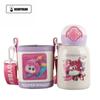 Botella de Agua Térmica de Acero Inoxidable para Niños con Funda Taza - Vaso de Agua Infantil Ledi
