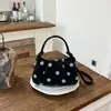Bolso Único de Lunares para Mujer, Nuevo Modelo de Verano 2026, Bolso de Hombro Cruzado Vintage de Alta Gama para el Trabajo