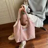 2025 Nuevo Bolso Tote Casual Coreano Nicho Perezoso Ligero de Gran Capacidad para Clase de Estudiante Viaje Bolso de Hombro