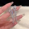 Novos Brincos Longos com Franjas, Modernos e de Alto Padrão para Mulheres, Exquisitos e Únicos, Brincos de Luxo Leve para Banquete, Acessórios de Orelha Versáteis e Elegantes