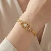 Pulsera Ajustable con Diamantes Microincrustados, Pulsera Hueca de Moda Lujosa Ligera, Joyería para Mujer, Regalo, Nuevo Producto Europeo y Americano de Amazon Transfronterizo