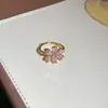 Anillo Abierto Cruzado de Múltiples Capas con Circonita, Anillo Exquisito para el Dedo Índice de Moda Retro Europea y Americana, Joyería de Lujo Ligero de Alta Gama al por Mayor