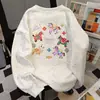 Sudadera Redonda con Estampado de Poni Lindo Diseño Estilo Retro Americano para Mujer Primavera 2026 Top Rosa Personalizado Teñido con Cera