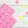 Molde de pirulito Céu Estrelado com 12 flores de cerejeira (não com vara) molde de barra de chocolate DIY bolo assar