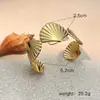 Moda Europea y Americana Pulsera de Acero Inoxidable Verano Estrella de Mar Concha Titanio Acero Joyería Nicho Lujo Ligero Metal Pulsera Abierta