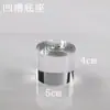 Suporte de Exibição Transparente de Acrílico Base Redonda para Joias Bola de Cristal Artificial Base de Armazenamento de Bola de Pérola