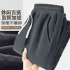 Pantalones casuales de pierna recta holgados, versátiles y modernos para hombre, en stock, nuevo estilo de otoño, color liso, para exteriores, para adolescentes