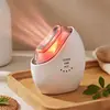 Dispositivo de belleza para cuello y hombros transfronterizo de fábrica original, masajeador portátil de uso doméstico con EMS microeléctrico calefactor y luz roja y azul