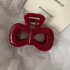 Grampo de cabelo suave estilo coreano para mulheres, estiloso, doce, de alta aparência, elegante, novo grampo tubarão 2026 para a parte de trás da cabeça