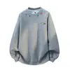 Sudadera Nueva de Rayas Coloridas para Hombre Otoño/Invierno 2026 Tendencia Estilo Coreano Holgada Moda Chaqueta Juvenil