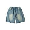 TIMACHINE Pantalones Cortos de Mezclilla para Hombre Marca de Moda Ins Verano Moda Hip-hop Sueltos Casuales Pantalones de Cinco Puntos DK089