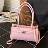 Bolsa Transversal Grande Capacidade Transfronteiriça para Mulheres, Novo Estilo Verão 2026, Bolsa de Ombro de Alta Qualidade, Bolsa de Braço Fashion e Versátil