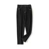 Jiajun Tallas Grandes Jeans Harlan de Cintura Alta para Mujer Elásticos Ajustados Versátiles Ajustados Pantalones Cortos Talla Grande