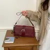 Nova Bolsa de Selim Manual Moda Retrô para Mulheres Verão 2026 Nova Tendência Bolsa de Ombro Versátil para o Dia a Dia