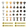 Grapas para Libro Mayor de Cobre, Herramientas de Ferretería, Sujetadores, Grapas para Carpeta de Álbumes, Remaches, Herrajes para Cinturones y Artículos de Cuero, Grapas en Forma de I a Prueba de Óxido