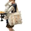 Bolsa Transparente Ins de Menina Japonesa Bolsa de Dor Bolsa Mensageiro para Ensino Fundamental e Médio Grande Capacidade Deslocamento Combina com Tudo Bolsa de Ombro
