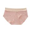 Ropa interior de algodón antibacteriano de alta gama para mujer, 10A, para verano, con colores contrastantes, estilo preppy, transpirable, antibacteriana, entrepierna extendida, calzones de algodón