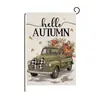 Bandera de Jardín de Acción de Gracias de Amazon Cosecha de Otoño Calabaza Decoración de Patio Bandera Decorativa de Acción de Gracias