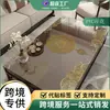Nuevo Mantel de Mesa Estilo Chino, Mantel para Mesa de Centro Estilo Chino, Transparente, Resistente al Calor, Impermeable, a Prueba de Aceite, Lavable, Limpiable con Paño, Mantel para Mesa de Comedor de Madera Maciza