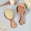 Mini Pente de Almofada de Ar Cor Eletrodepositada Pequeno Pente de Bolsa de Ar Portátil Baggable Pente de Massagem Infantil Presente Pente de Cabelo