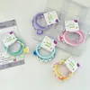 Diadema de Goma de Colores para Niños, Para Cabello de Bebé sin Pelo, Goma Elástica Alta para el Cabello, Cuerda para Cola de Caballo Alta de Niña, Banda de Cuero Duradera