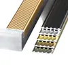 Tiras Antideslizantes para Escaleras de Aleación de Aluminio, Tiras para Peldaños, Tiras Antideslizantes para Baldosas Metálicas, Tiras para Bordes de Mármol, Tiras de Borde