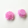 Parche de flor rosa colorida estilo Showa japonés diy accesorios de resina aretes horquilla material para funda de teléfono móvil al por mayor