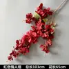 Arte Floral para Casamento Flor Vermelha Material de Fundo Decoração Ikebana Rosa Eucalipto Arranjo para Sala de Estar Interna