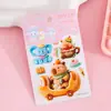 Pegatinas 5D tridimensionales con relieve para niñas, dibujos animados infantiles, autoadhesivas, impermeables, decoración DIY para funda de teléfono, patrones pequeños