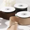 Cinta de Algodón de Color Sólido con Borde Prensado Material para Lazos DIY Accesorios para el Cabello Tela para Ropa Sombrero Cinta Decorativa Tela para Empaquetar Cajas de Regalo