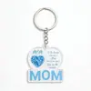 Llavero Acrílico Plano 2D de Amazon Transfronterizo para el Día de la Madre Regalo para Mamá Colgante Decorativo