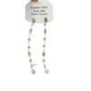Set de Pendientes Largos y Collar con Cuentas de Hilo de Pescar Transparente en Forma de Gota de Agua para Mujer, Estilo de Lujo Ligero de Nicho para Usar en Verano