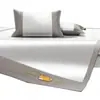 Esterilla de Hielo de Ratán de Verano, Esterilla Refrigerante de Seda Helada, Juego de Sábanas de Tres Piezas, Nuevo Modelo Verano 2026, Lavable a Máquina, Esterilla Suave con Aire Acondicionado, Esterilla de Bambú