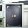 Acero Inoxidable Chapado en Cobre Nuevo Estilo Chino Puerta de Villa Puerta de Entrada Puerta de Cobre Puro Puerta de Patio Puerta de Acero y Cobre de Oposición Puerta No Estándar