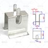 Disipador de calor de aleta de refrigeración tipo W de ocho patas para IC 2025 amplificador de altavoz 2.1 estante volador de graves aleta de refrigeración electrónica