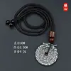 Colgante Dragón Tigre Serpiente Flor Fantasma de Montaña de la Suerte Zodiacal Colgante de Moneda de Cobre Cinabrio Llavero con Colgante de Amuleto Bagua